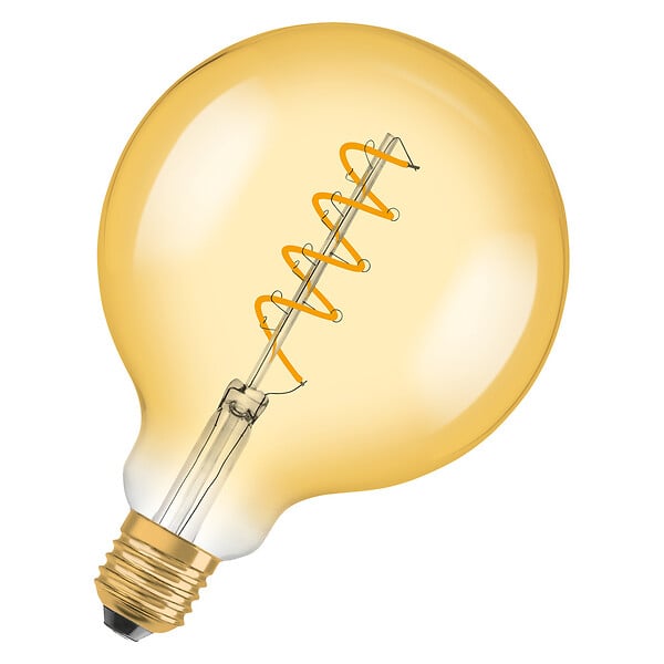 OSRAM - LED globe clair filament spiral OR 4W E27 chaud - large