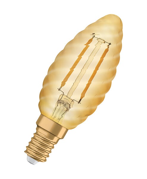 OSRAM - LED flamme torsadée clair filament OR 2W E14 chaud - large