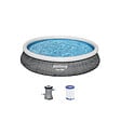 BESTWAY - Piscine auto-portante ronde BESTWAY - 457 x 84 cm - 9677 L - Fast Set - 57313 - vignette