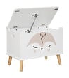 ATMOSPHERA - Coffre à jouets Renard en bois blanc 53 x 54.5 cm - vignette