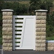 MOREY - Portillon-  PVC AYDAT semi-ajouré - L1xH1m50 - vignette