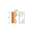LEMAN - Jeu de 2 fers bruts N°299 pour porte-outils Ht.90 mm Leman - vignette
