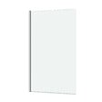 AURLANE - Pare baignoire Rabattable 80x140cm - Profilé Chromé - Verre Trempé 4mm - ELEMENTARY - vignette