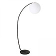 OVIALA - Lampadaire arche ronde en acier gris - vignette