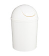 5 FIVE SIMPLY SMART - Poubelle de salle de bain 7L avec couvercle à bascule - Blanc - vignette