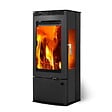 SUPRA - Poêle à bois TALMA TRI VISION acier - vertical - 9,1kW - 45,8 x 105,8 x 43,8 cm - vignette