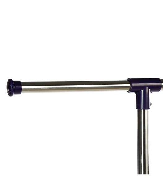 5 FIVE SIMPLY SMART - Penderie Portant à vêtements en Inox extensible en hauteur et largeur H 163 cm - large
