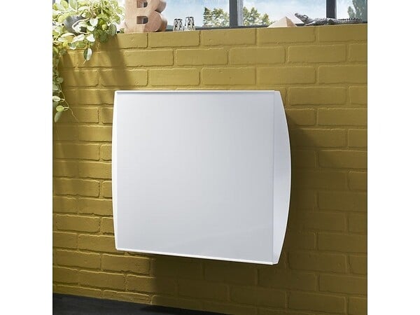 HJM - Radiateur électrique à inertie sèche 1000 W HJM Aria horizontal blanc - large