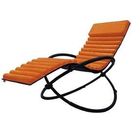 CHALET & JARDIN - Bain de soleil Swing Luxe Monaco en aluminium - Terracotta - large