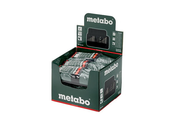 METABO - Assortiment de forets en étui souple, 20 pcs. pour perceuse - large