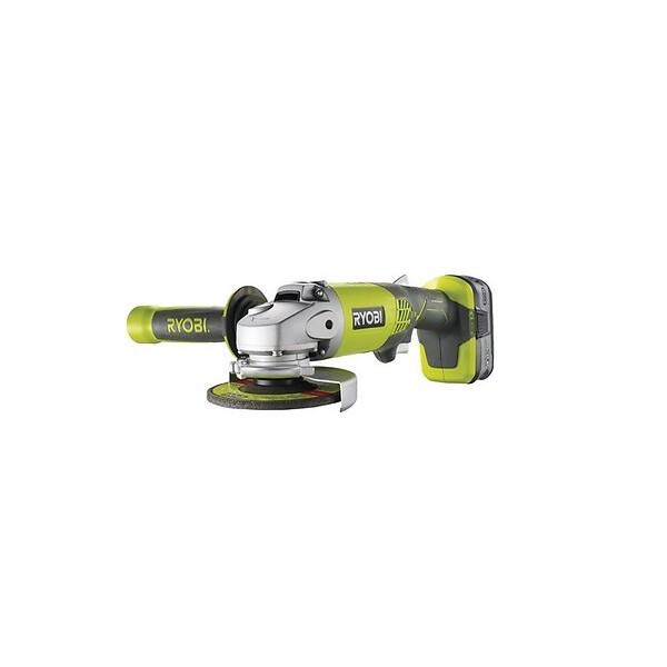 RYOBI - Ryobi - Meuleuse D'angle à Batterie 18v 4,0ah Li-ion Disque 115 Mm - R18ag-140s - large