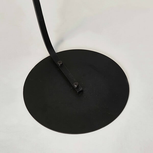 OVIALA - Lampadaire arche ronde en acier gris - large
