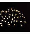 FEERIC LIGHTS & CHRISTMAS - Guirlande lumineuse solaire 100 LED Blanc chaud 10 Mètres et 8 jeux de lumière - vignette