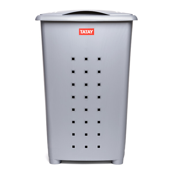 TATAY - Coffre à Linge TATAY Millenium 60L Gris - large