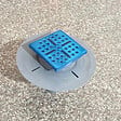 STANO - Bonde verticale DINO pour receveurs à carreler avec grille en acier inoxydable - vignette