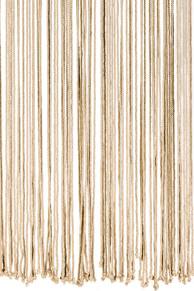 MOREL - Rideau macramé Bohème 90x200 cm - large