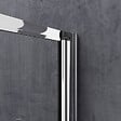 AICA SANITAIRE - Pare-baignoire 120x140cm à 5 volets, paroi pivotante et pliante 180°, écran de douche en 4mm verre securit et transparent - vignette