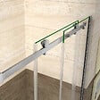 AICA SANITAIRE - Porte de douche coulissante 120cm Hauteur 195cm en verre 8mm securit anticalcaire, porte de douche installée en niche - vignette
