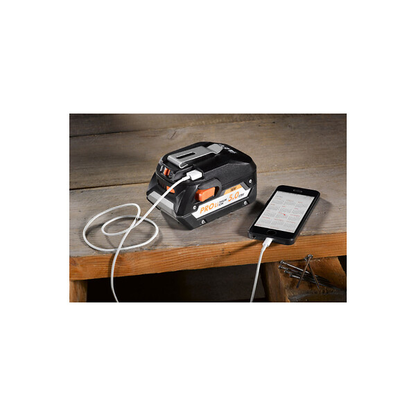 AEG - Adaptateur AEG 18V avec prise USB sans batterie ni chargeur BHJ18C-0 - large