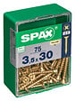 SPAXFRANCE - SPAX TF PZ 3.5x30 YELLOX 75 PC - vignette