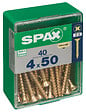 SPAXFRANCE - SPAX TF PZ 4x50 YELLOX 40 PC - vignette
