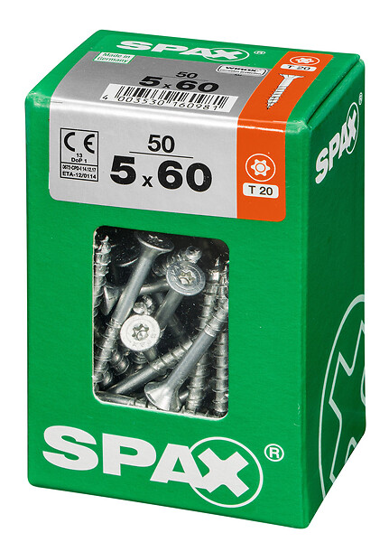 SPAXFRANCE - SPAX TF TX 5x60 WIROX 50 PC - large