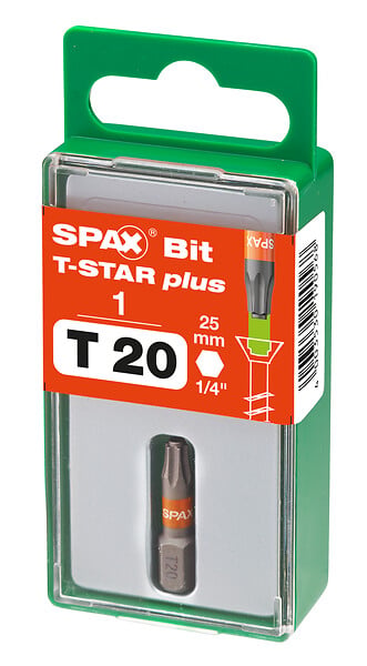 SPAXFRANCE - Spax embout tx t-star plus t20 1 pc - large