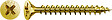 SPAXFRANCE - SPAX TF PZ 4x45 YELLOX 100 PC - vignette