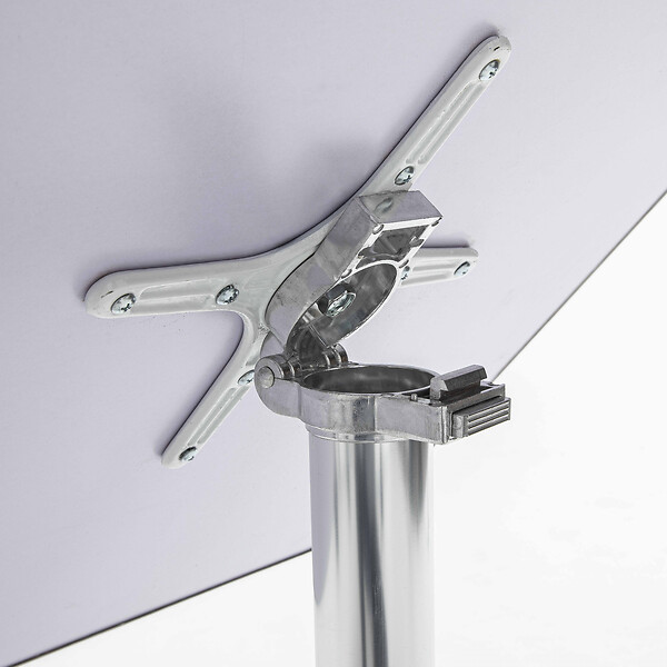 OVIALA - Table de jardin carrée en aluminium pliante  - Brixson - large