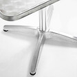 OVIALA - Table de jardin carrée en aluminium pliante  - Brixson - vignette