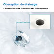 AICA SANITAIRE - Ensemble de meuble de salle de bain blanc clair 79.5cm+Vasque+Miroir+Colonne meuble salle de bain-Armoire de rangement-Meubles-lavabos - vignette