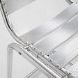 OVIALA - Chaise haute en aluminium gris - Soho - vignette