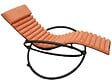 CHALET & JARDIN - Bain de soleil Swing Luxe Monaco en aluminium - Terracotta - vignette