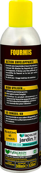 KB HOME DEFENSE - Aérosol anti-fourmis sans insecticide 300ml - large