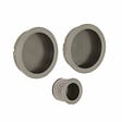 LINEA - Kit poignees cuvette ronde a encastrer bdc zamak nickele - vignette