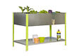 SIMON RACK - Simon Rack - Jardinière galva/vert 100L avec étagère - UrbanGarden Top 850*900*400 Galva SIMONRACK - vignette