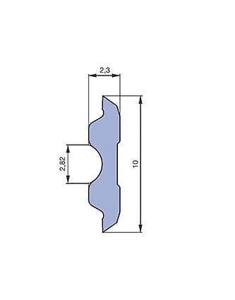 LEMAN - Fer Reversible Acier 310x10x2,3 Tersa Leman - large