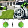 VOUNOT - Tuyau d’Arrosage Extensible 30m avec Récipient Savon et accessoires noir - vignette