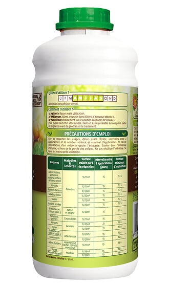 NATUREN - Purin d'orties concentré contre pucerons, acariens, mildiou UAB 1L - large