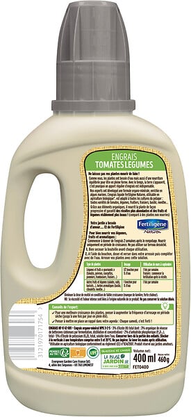 FERTILIGEN - Engrais liquide tomates, légumes et herbes aromatiques UAB 400ml - large