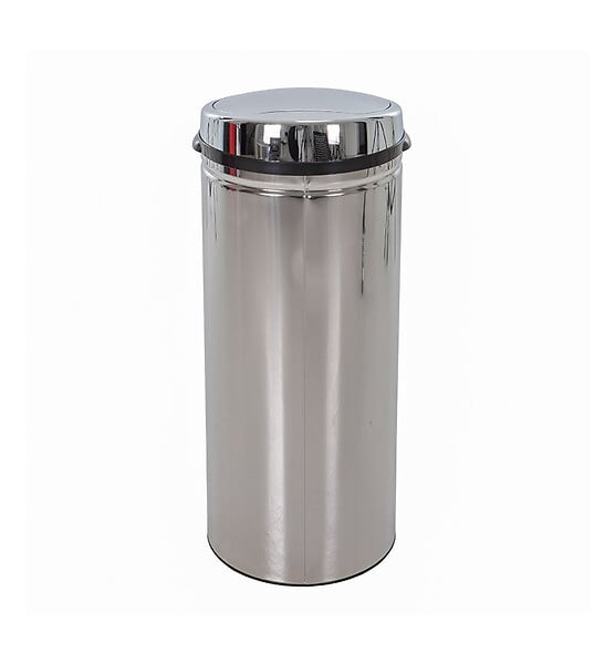 CENTRALE BRICO - Poubelle automatique HAILO Sensor 42L - Inox - H. 76 cm - large