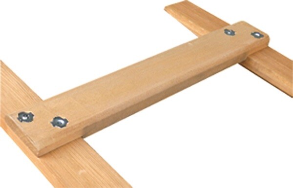 OUTIFRANCE - Echelle de couvreur renforcée en bois pro 4 m - large