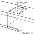 BOSCH - table de cuisson à induction 60cm 3 feux noir - PIJ611BB5E - vignette
