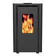 SUPRA - poêle à granulés de bois 6.1kw noir - orphee 6 noir - vignette