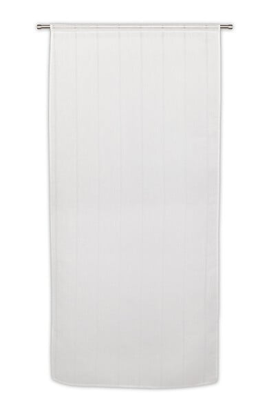 JBY - vitrage 1x90x190cm andria mdd blanc - large