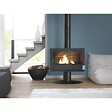 INVICTA - Poêle à bois ELTON 12 kW - Rdt: 75% - Bâches 80 cm - 100% fonte - Anthracite - vignette