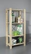CENTRALE BRICO - Etagère Pin, 4 tablettes , l.82 x P.40 x H.170 cm - vignette
