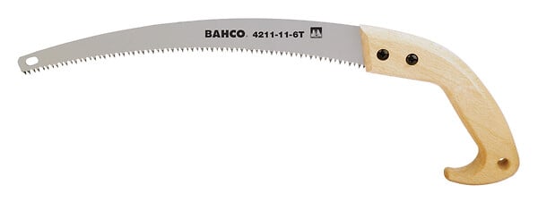 BAHCO - Scie arboricole poignée bois denture trempée Bahco - large