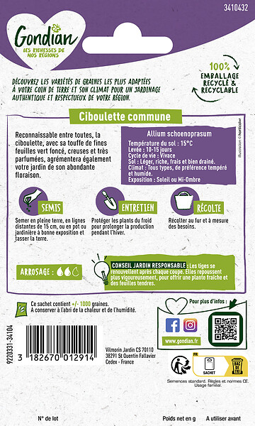 GONDIAN - Ciboulette Très Fine Danoise Gondian - large