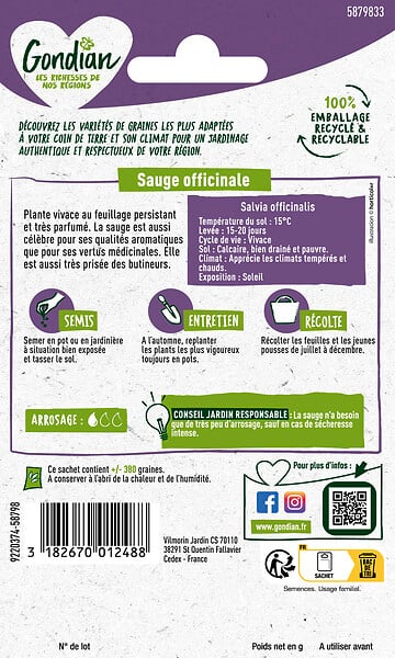 GONDIAN - Sauge Officinale Gondian - large